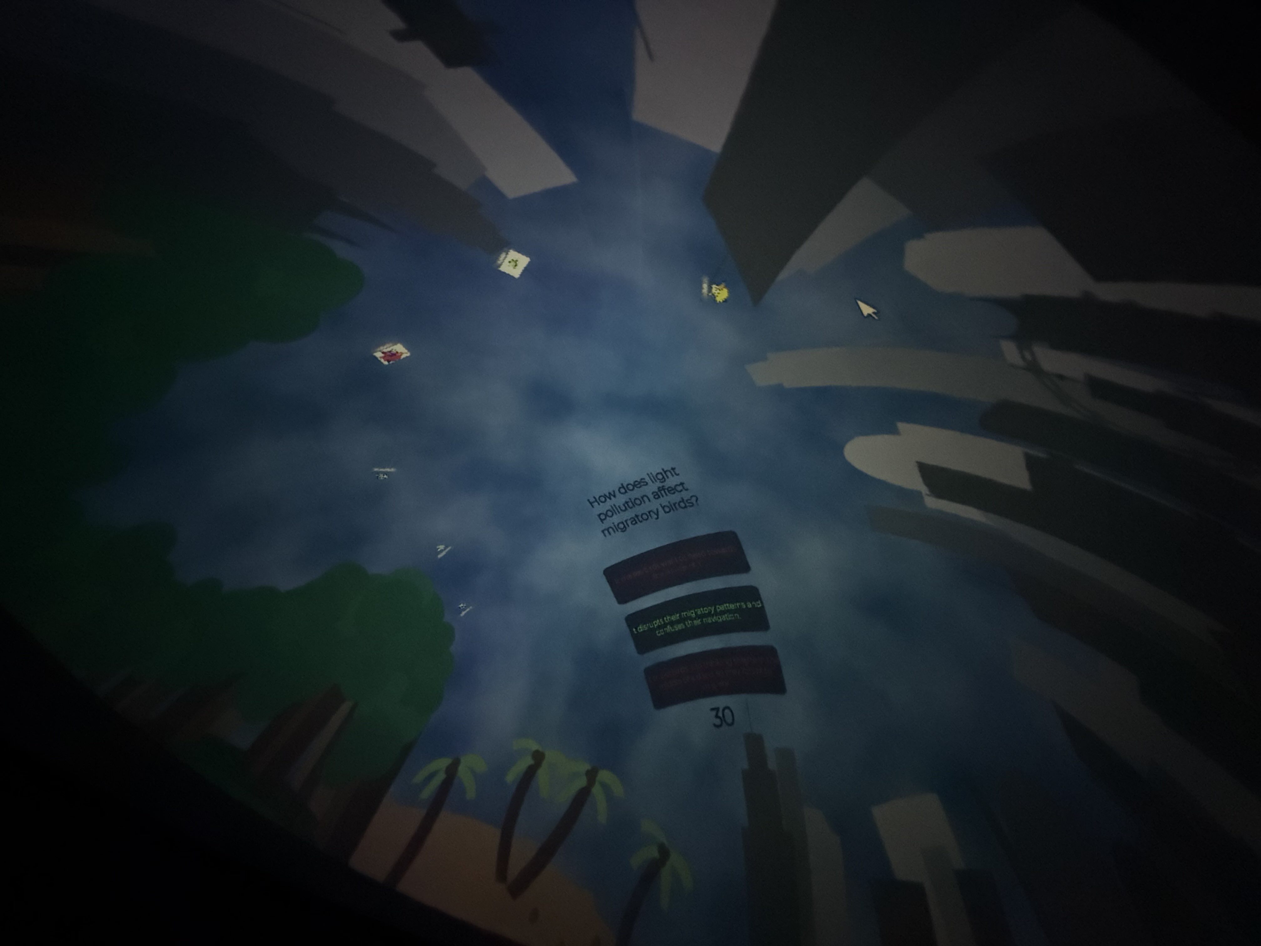 Feathered Peril mobile UI screenshot